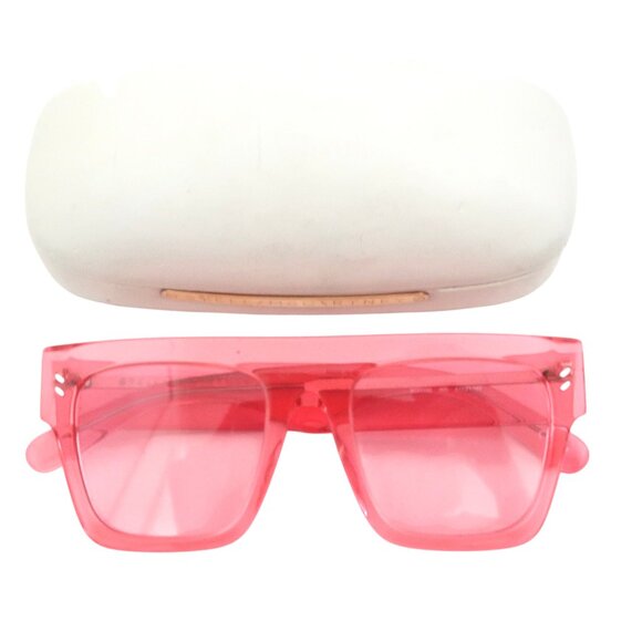 STELLA McCARTNEY Pink Oversized Flat Top sunglasses main image 10